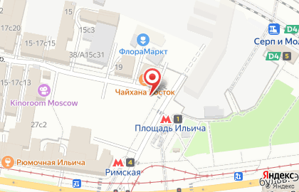 Связной на площади Ильича (пер Гжельский) на карте