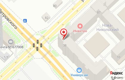 Страховая компания Росгосстрах на улице Петровского на карте