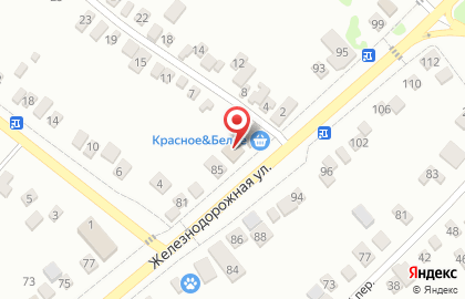 Зоомагазин Корма для Животных, зоомагазин на Железнодорожной улице на карте
