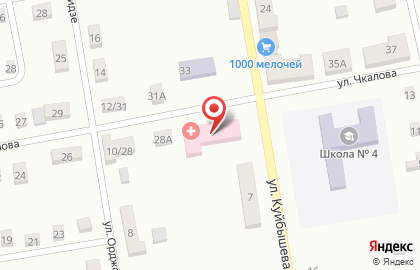 Центральная городская больница в Ростове-на-Дону на карте