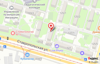 Компьютерный клуб Ёж на Ставропольской улице на карте
