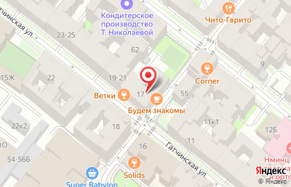 Кофейня Будем знакомы в Петроградском районе на карте
