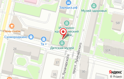 Детский музей на карте