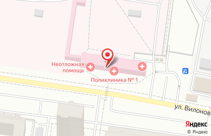 Банкомат УБРиР на улице Вилонова на карте