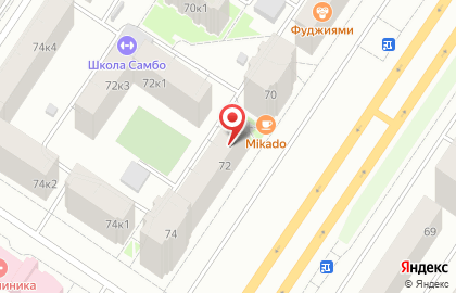 Кураж на улице Пермякова на карте