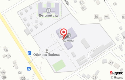 Кирпичнозаводская средняя общеобразовательная школа на карте