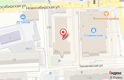 Студия красоты тела в Железнодорожном районе на карте