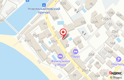 Гостиница Черномор на карте