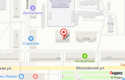Салон-парикмахерская Милена на Московской улице на карте
