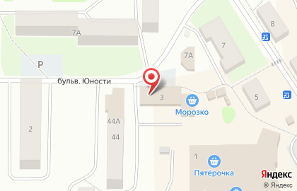 Супермаркет Дикси на бульваре Юности на карте