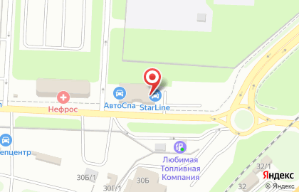 Фирменный центр СтарЛайн на Московской улице на карте