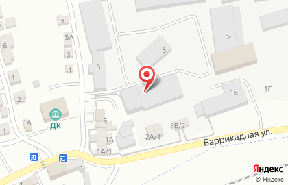 Стеклокомплект на Баррикадной улице на карте