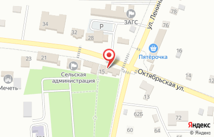 Продуктовый магазин Даур на Октябрьской улице на карте