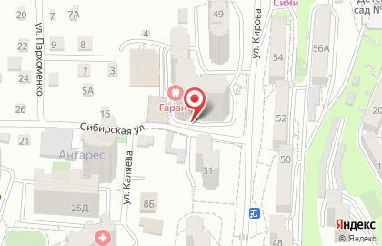 VIP-сауна Бруклин в Советском районе на карте