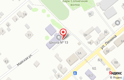 Средняя общеобразовательная школа №13 в Ростове-на-Дону на карте