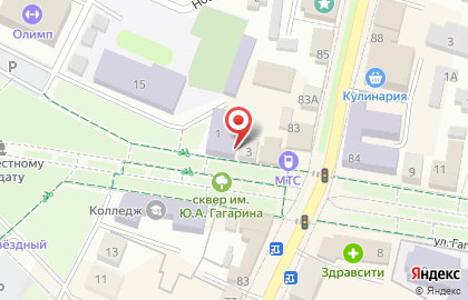 Станция юных техников, Алексеевский район и г. Алексеевка на карте
