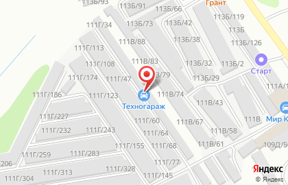 Техногараж на карте