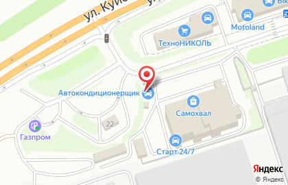 Киоск по продаже фастфудной продукции на улице Куйбышева на карте