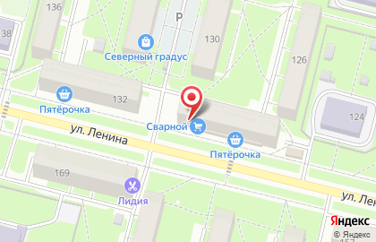 Магазин Сварной в Череповце на карте