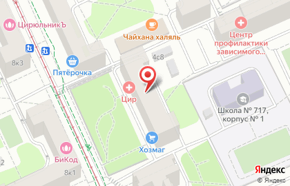 ДиКом в 1-м Новоподмосковном переулке на карте