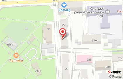 Коммунистическая партия Коммунисты России в Октябрьском районе на карте