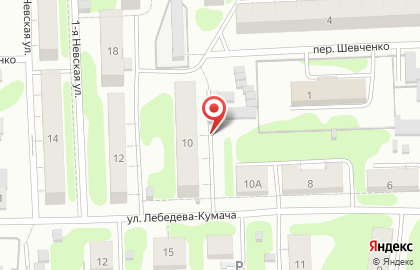 Экспресс на улице Лебедева-Кумача на карте
