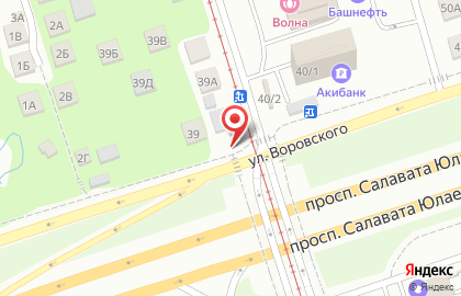 Шиномонтажная мастерская 5 колесо в Кировском районе на карте