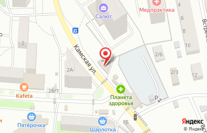 Аптека Аптека от склада в Перми на карте