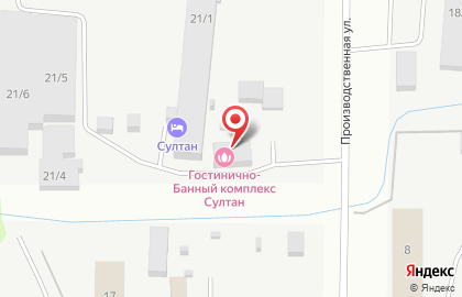МетКом на Производственной улице на карте