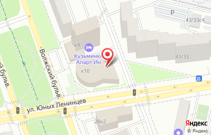 Автошкола Мск-Сити на метро Кузьминки на карте