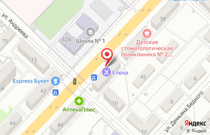 Магазин Цветочная лавка в Тракторозаводском районе на карте