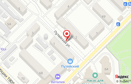 ЗАО Банкомат, Банк ВТБ 24 на Путейской улице на карте