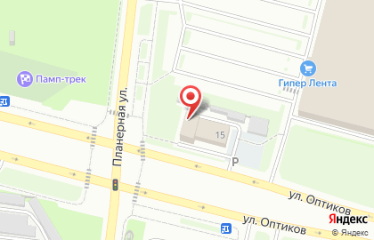 Единый Центр Страхования на улице Оптиков на карте