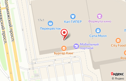 Банкомат ЮниКредит Банк на Коломяжском проспекте на карте