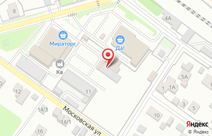 Супермаркет Да! на Десантной улице в Раменском на карте