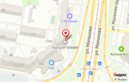 Почта Банк в Барнауле на карте