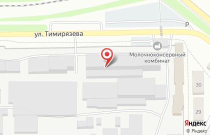 Алексеевский молочноконсервный комбинат на улице Тимирязева на карте