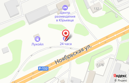 Шиномонтажная мастерская на улице Ноябрьской на карте