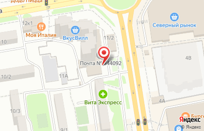 Секс-шоп Эрос на проспекте Космонавтов на карте