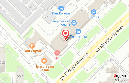 Студия коррекции тела и лазерной эпиляции Кипарисспа на улице Сафиуллина на карте