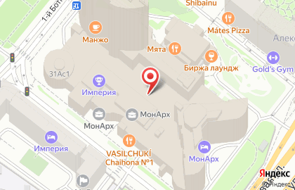 Фитнес-центр Центр Дыхательных Техник на Ленинградском проспекте на карте