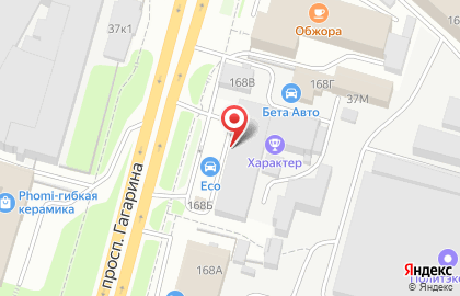 Компания Красава на проспекте Гагарина на карте
