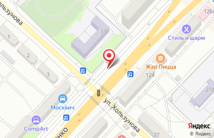 Билборды (6х3 м) от РА Экспресс-Сити в Краснооктябрьском районе на карте