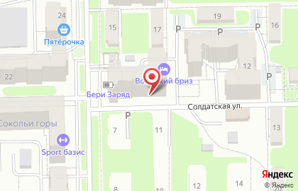 Домашний погребок в Красноглинском районе на карте