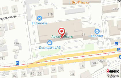 Люкс Дорс в Кировском районе на карте