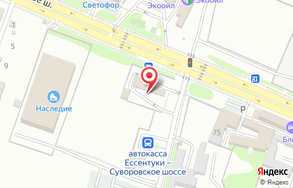 Автомойка самообслуживания в Ессентуках на карте