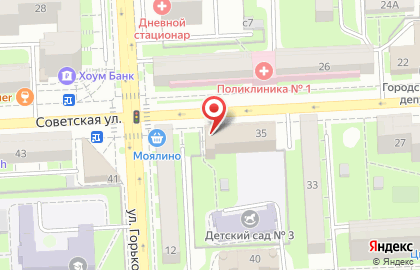 Финансовая компания Балтийский лизинг на Советской улице на карте