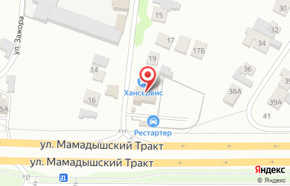 TRW на улице Клубная (Малые Клыки) на карте