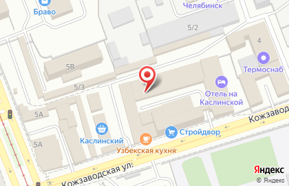 Такси 24 на Кожзаводской улице на карте