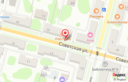 Нотариус Астахова М.В. на Советской улице на карте